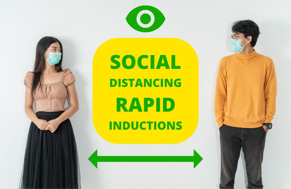 Social-distancing rapid inductions